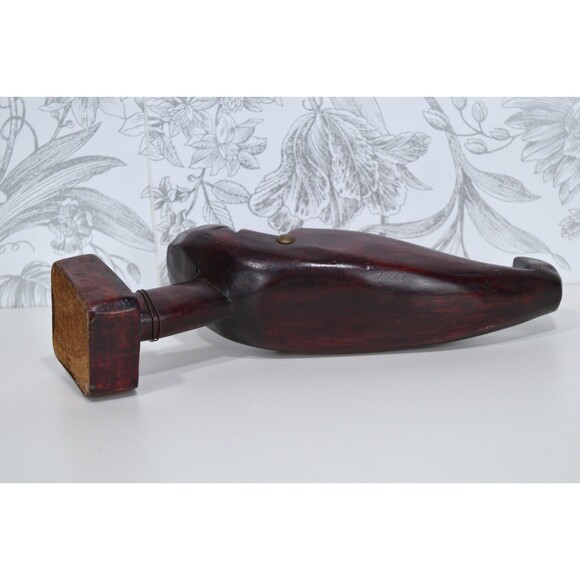 Vintage Haitian Wooden Hand Carved African Tribal Moon Head Sculpture Statue - Picture 7 of 11